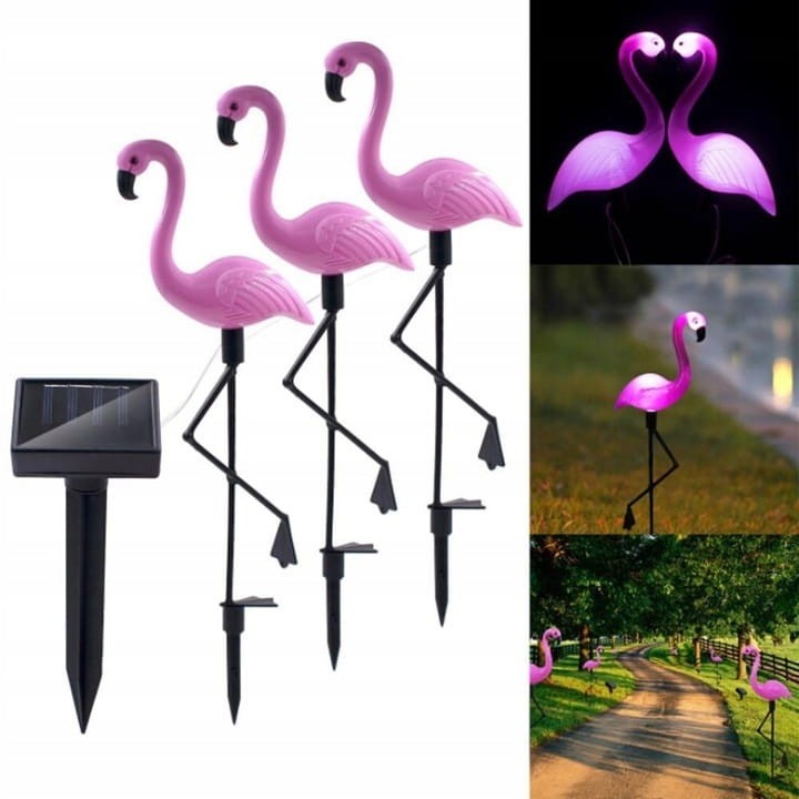 Solarne lampy LED flaming – komplet