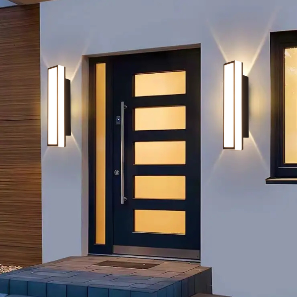 kinkiet lampa zewnętrzna led elewacyjna zewnętrzna dom taras