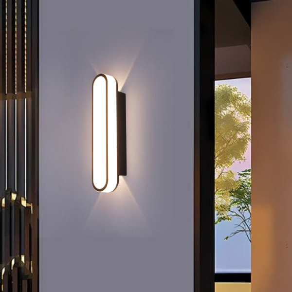 Lampa kinkiet Led elewacyjna zewnętrzna minimalistyczna dom taras
