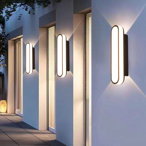 Lampa kinkiet Led elewacyjna zewnętrzna minimalistyczna dom taras