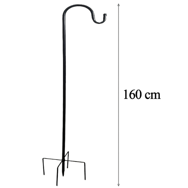 Hak ogrodowy metalowy – wysokość i wymiary stojaka
