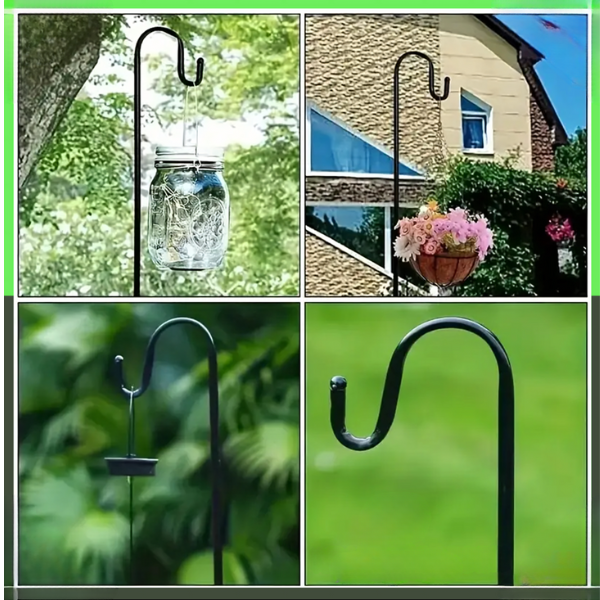 Stojak ogrodowy metalowy – zastosowanie do lamp i lampionów