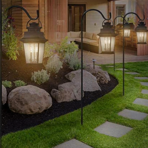 Hak ogrodowy do lamp solarnych – dekoracja ogrodu