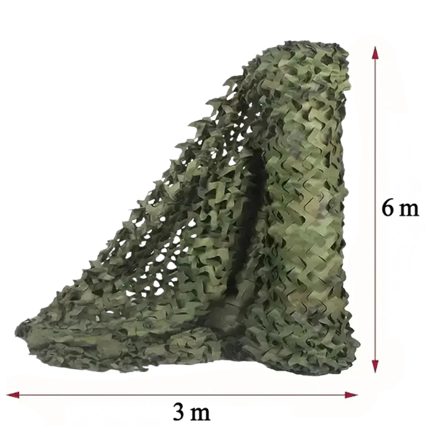 Siatka maskująca 3x6m wojskowa moro do ogrodu