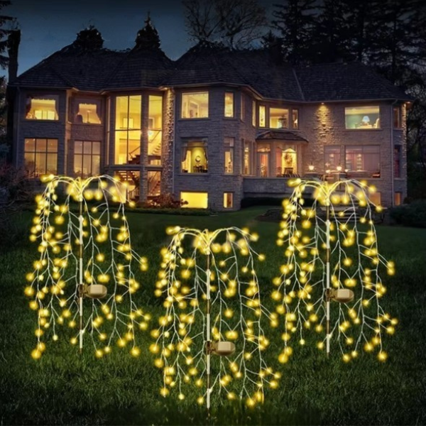 Lampa solarna LED RGB – dekoracyjne oświetlenie elewacji