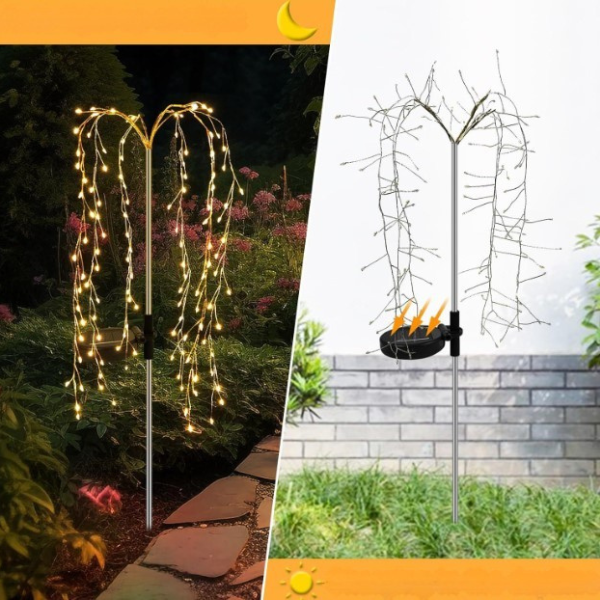 Lampa solarna LED RGB do ogrodu – dekoracyjne oświetlenie