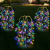 Lampa ogrodowa LED solarna RGB – nastrojowe światło nocne