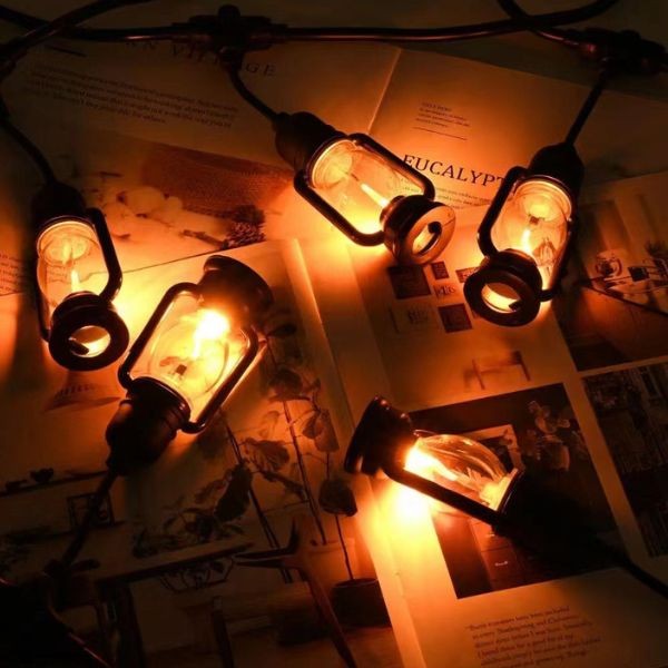 Lampiony LED ogrodowe – girlanda dekoracyjna