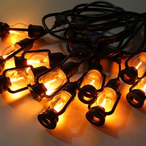 Girlanda ogrodowa LED lampiony – ciepłe światło nocą