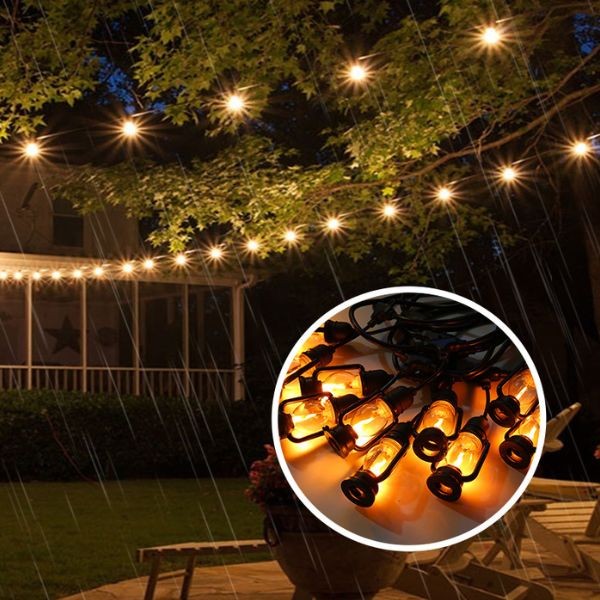 Girlanda świetlna LED lampiony – styl retro