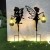 Lampy solarne LED z motylami – ciepłe światło do ogrodu