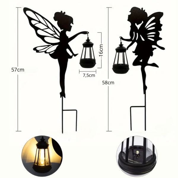 Lampy solarne LED ogrodowe motyle – dekoracja ogrodu