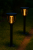 Zewnętrzna lampa solarna ogrodowa 79 cm – słupki oświetlające ścieżkę nocą