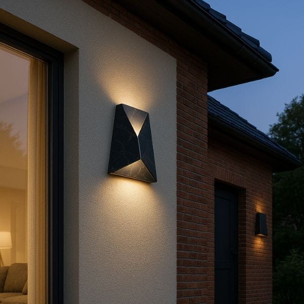 Para kinkietów elewacyjnych LED 10W – dekoracyjne oświetlenie przy drzwiach wejściowych