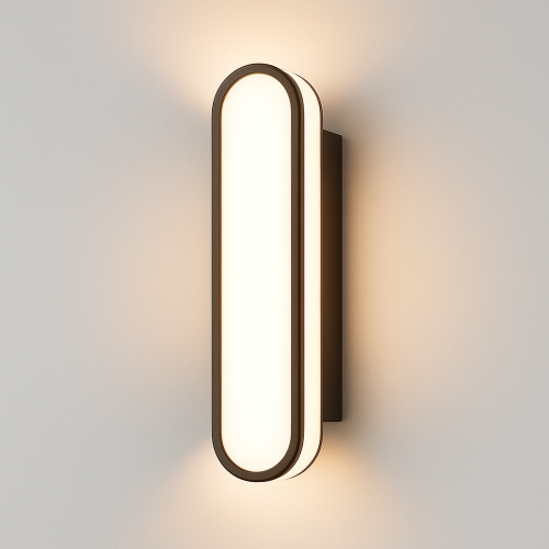 Elewacyjna zewnętrzna aluminiowa Lampa LED kinkiet dom budynek 1