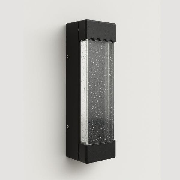 Elewacyjna lampa LED 12W IP65 w aluminiowej obudowie – widok boczny