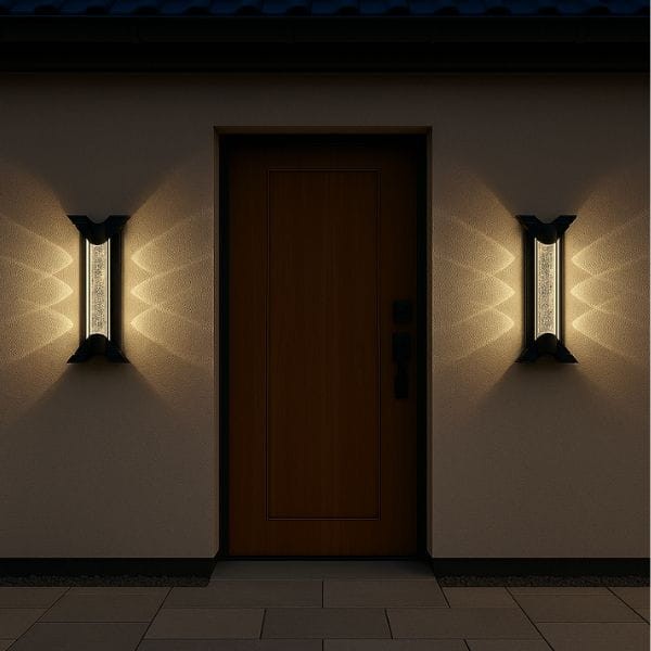 Kinkiet elewacyjny LED 12W biały IP65 – minimalistyczna lampa ścienna z aluminium