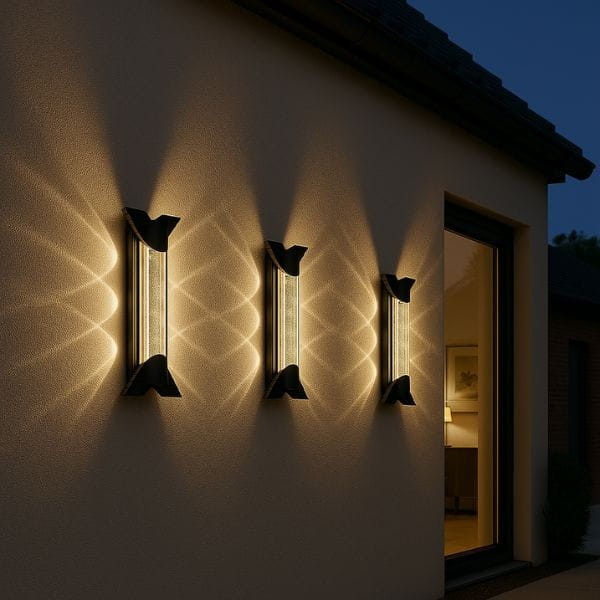 Nowoczesna lampa elewacyjna LED 12W aluminiowa IP65 – szczegóły wykonania