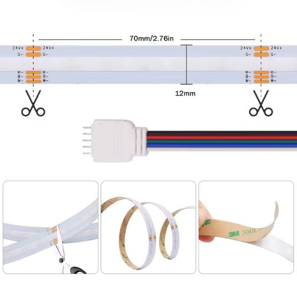 rolka 5m taśma COB RGBW oświetlenie Led premium 24V (5).jpg