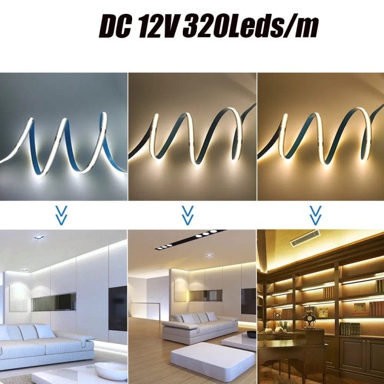 taśma Led COB oświetlenie liniowe listwa led(3)