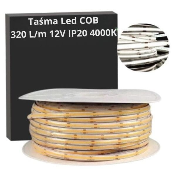 Taśma Led COB 320 Lm 12V IP20 4000K (2).jpg