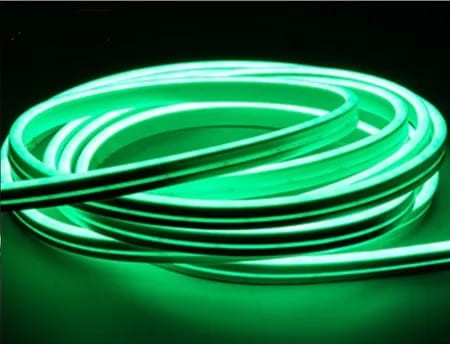 Zielona taśma LED Neon Mono 12V 5×12 mm – elastyczny neon LED do dekoracji