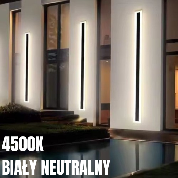 lampa elewacyjna kinkiet Led kolor neutralny 1