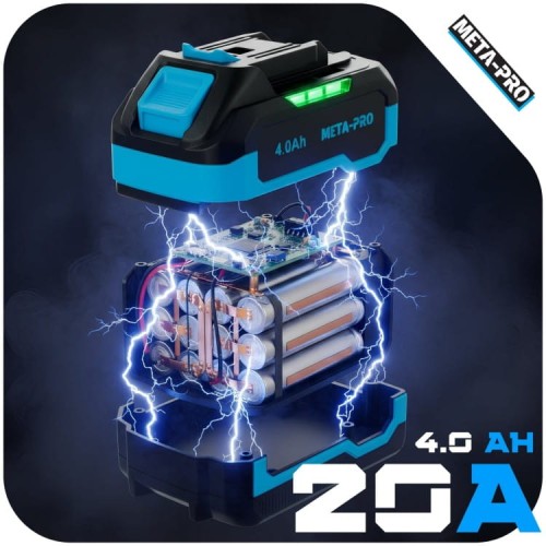 Akumulator litowo-jonowy 4.0Ah z podświetlanym wskaźnikiem naładowania.webp