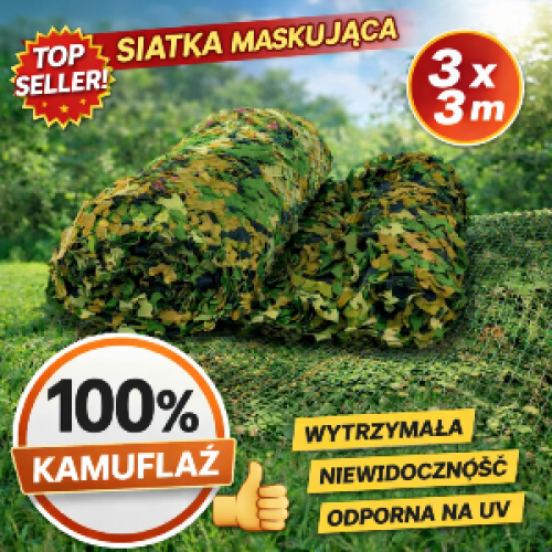Siatka maskująca 3×3 m – skuteczny kamuflaż i ochrona prywatności w terenie oraz ogrodzie..png