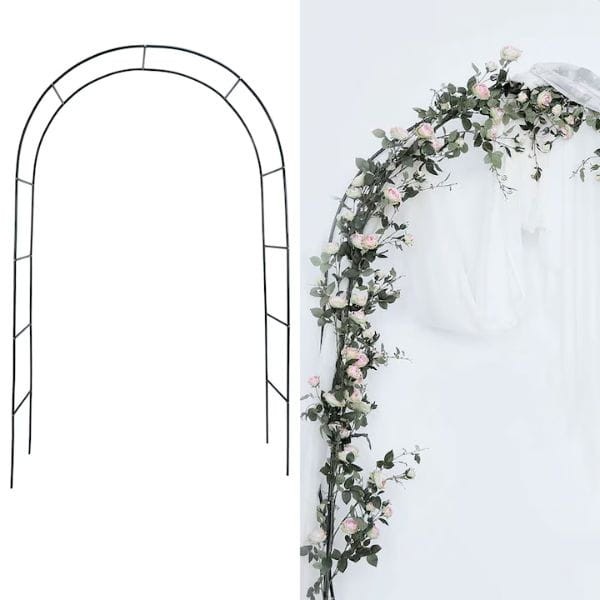 Konstrukcja i aranżacja Schemat konstrukcji oraz przykład dekoracji kwiatami i tkaniną.