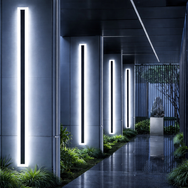 Nowoczesne oświetlenie elewacyjne LED 150 cm 6000K w ciągu komunikacyjnym.png