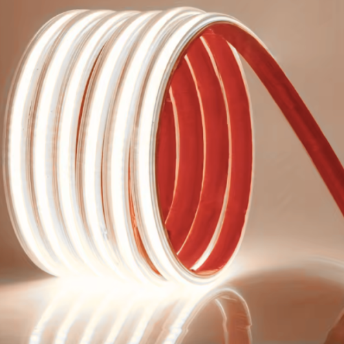 Taśma COB LED 230V – jednolita linia światła w barwie białej zimnej 6000K