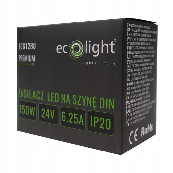 Zasilacz na szynę DIN PREMIUM 24V 150W 3