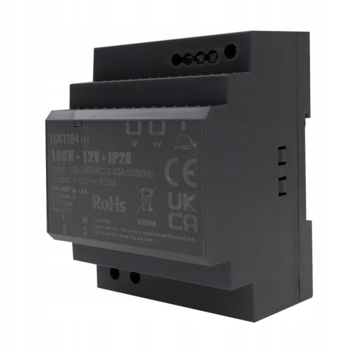 Zasilacz na szynę DIN PREMIUM 12V 100W