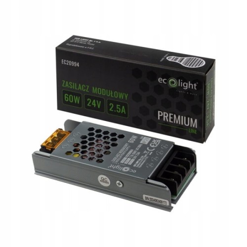 Zasilacz modułowy slim PREMIUM 60W 24V 1