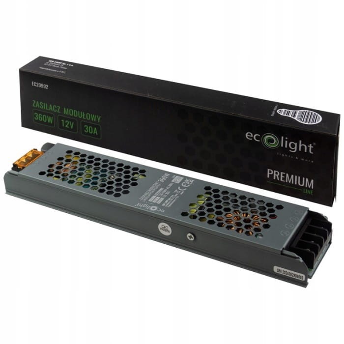 Zasilacz modułowy slim PREMIUM 360W 12V 1