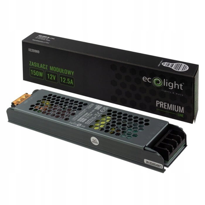 Zasilacz modułowy slim PREMIUM 150W 12V 1.
