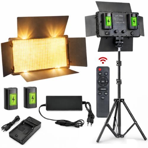 Lampa studyjna LED na akumulatory U800 1120 LED 3200-5600K ze statywem 160cm.png