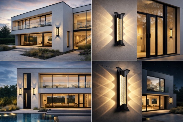 lampa led kinkiet elewacyjny premium oryginalny światło białe neutralne