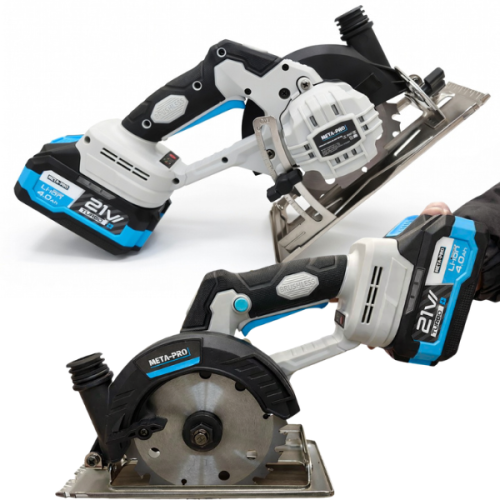 Pilarka tarczowa bezprzewodowa z dwoma akumulatorami 21V 4Ah – wydajne narzędzie do prac stolarskich i remontowych, zapewniające mobilność i długi czas pracy.