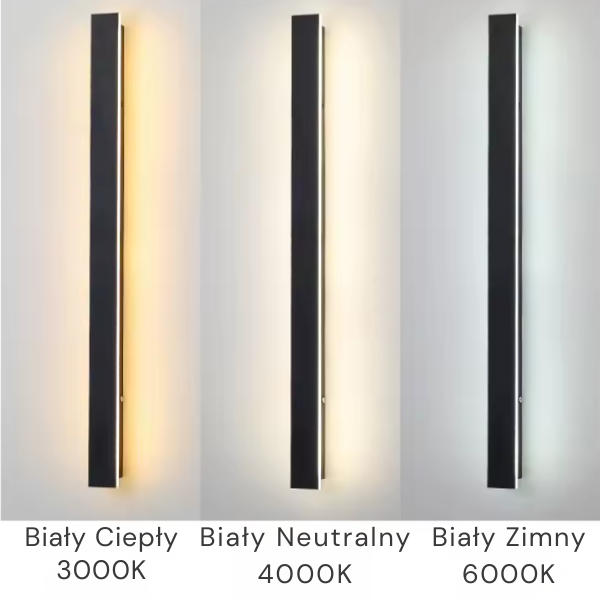 Lampa elewacyjna LED z regulacją 3000K–6000K – nowoczesny kinkiet do ogrodu, domu i na taras..png