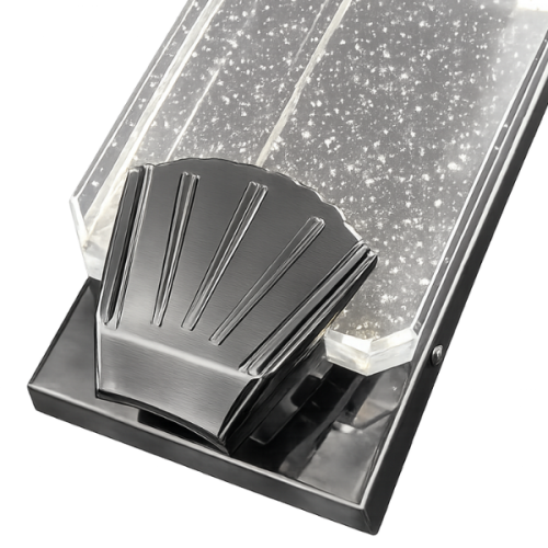 Stylowa lampa ścienna LED do zastosowania zewnętrznego, łącząca funkcjonalność z dekoracyjnym efektem świetlnym.png