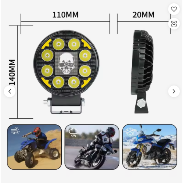 Lampa pomocnicza LED IP67 do motocykla quada SUV terenowego.png