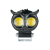Okrągła lampa robocza LED owl style z metalowym uchwytem montażowym.png