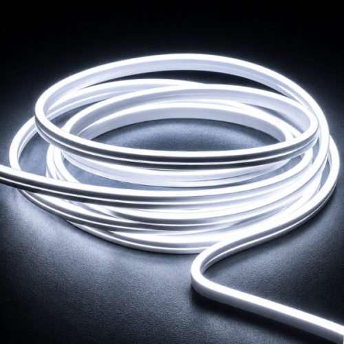 Taśma Neon Flex LED 24V IP67 do profesjonalnych instalacji świetlnych – elastyczna konstrukcja i równomierne świecenie na całej długości.