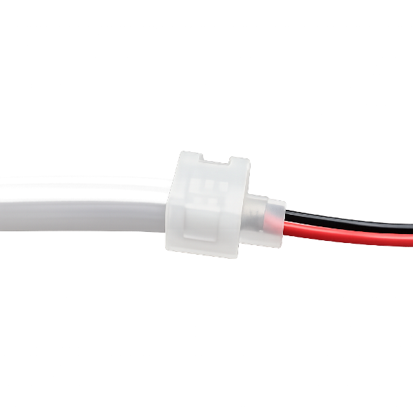Praktyczna złączka do taśmy Neon LED Flex 6×12 mm zapewnia łatwy montaż oraz trwałe połączenie elektryczne bez użycia lutownicy. Doskonała do profesjonalnych instalacji LED.