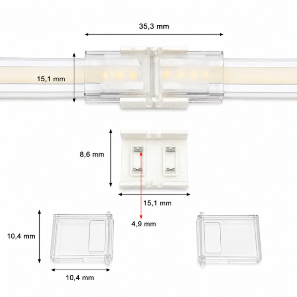 Wymiary złączki prostej LED COB 10mm IP67 szybkozłączka do taśm LED 12V 24V 230V.png