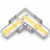 Złączka kątowa do taśm LED COB 10mm IP67 12V/ 24V/ 230V
