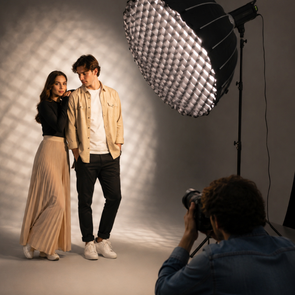 Zestaw oświetlenia fotograficznego LED ze softboxem 90 cm do fotografii portretowej.png