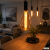 Lampa sufitowa Loft z ozdobną żarówką LED Edison Amber – ciepłe światło 1800–2000K tworzące przytulny klimat wnętrza.